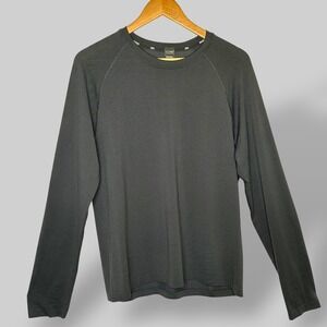 Rhone Mens Long Sleeve‎ Training Shirt Black Performance Top Size Small